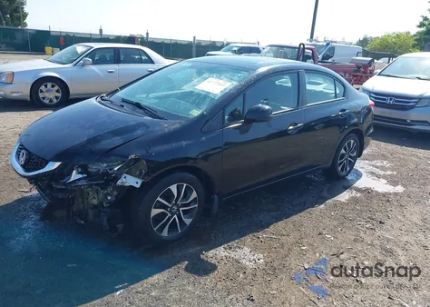 2013 Honda Civic Ex from USA, damaged, VIN 2HGFB2F80DH512681